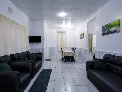 Vakantiehuis Suriname Woonkamer